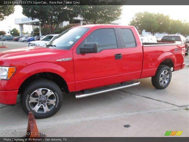 Race Red / Steel Grey 2014 Ford F150 STX SuperCab