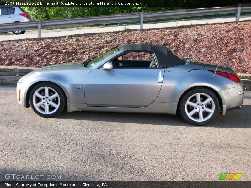 Silverstone Metallic / Carbon Black 2004 Nissan 350Z Enthusiast Roadster