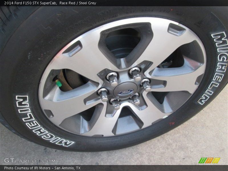 Race Red / Steel Grey 2014 Ford F150 STX SuperCab