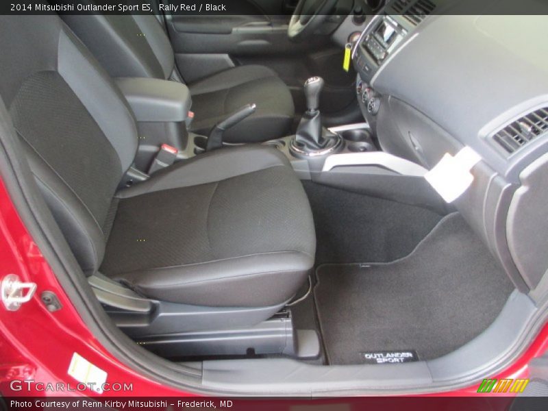 Rally Red / Black 2014 Mitsubishi Outlander Sport ES