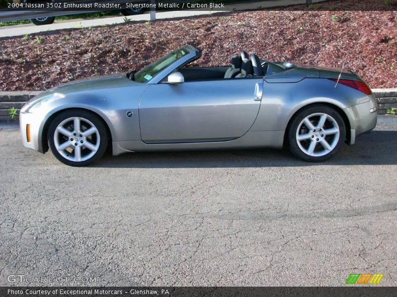Silverstone Metallic / Carbon Black 2004 Nissan 350Z Enthusiast Roadster