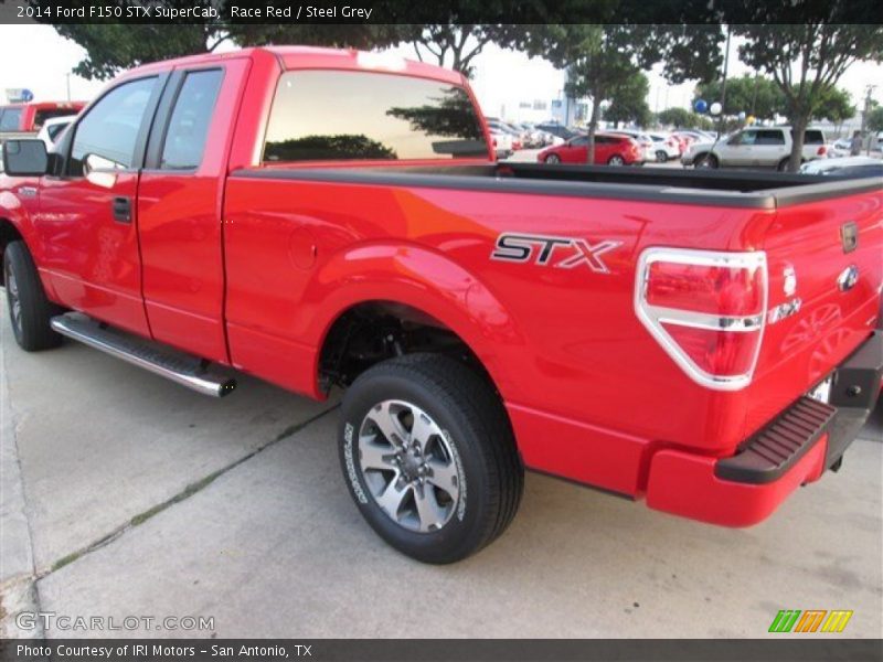 Race Red / Steel Grey 2014 Ford F150 STX SuperCab