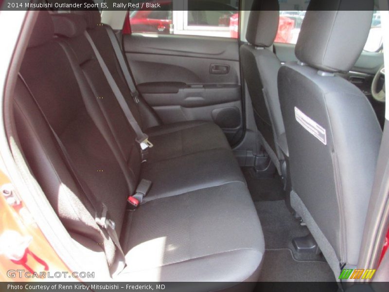 Rally Red / Black 2014 Mitsubishi Outlander Sport ES