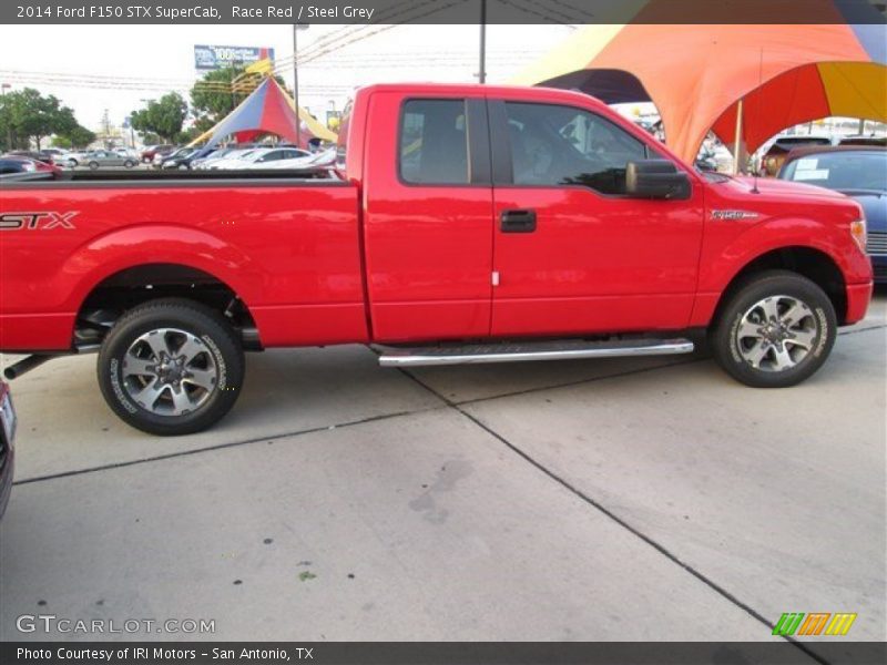 Race Red / Steel Grey 2014 Ford F150 STX SuperCab