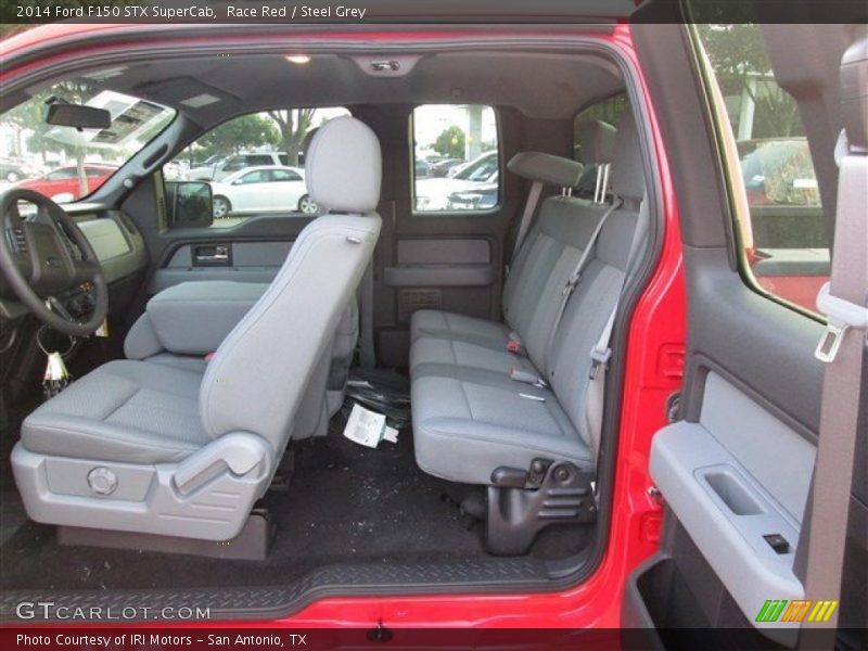 Race Red / Steel Grey 2014 Ford F150 STX SuperCab