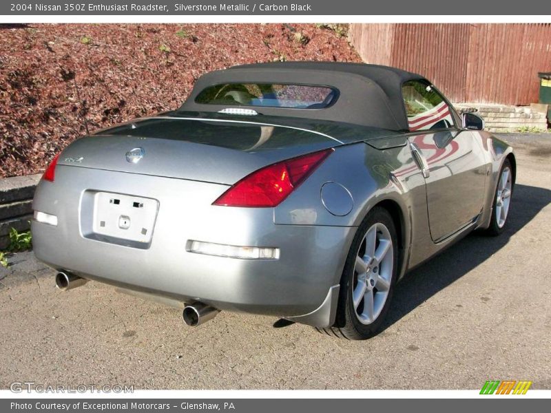 Silverstone Metallic / Carbon Black 2004 Nissan 350Z Enthusiast Roadster