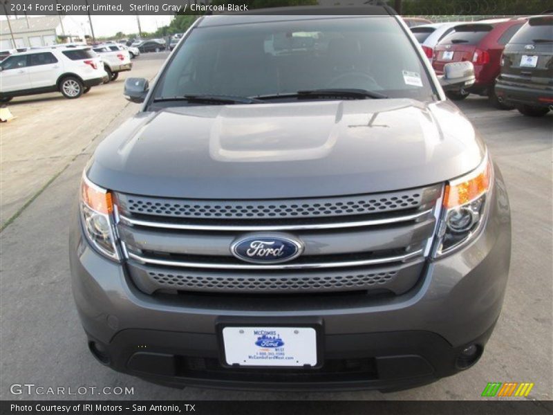 Sterling Gray / Charcoal Black 2014 Ford Explorer Limited