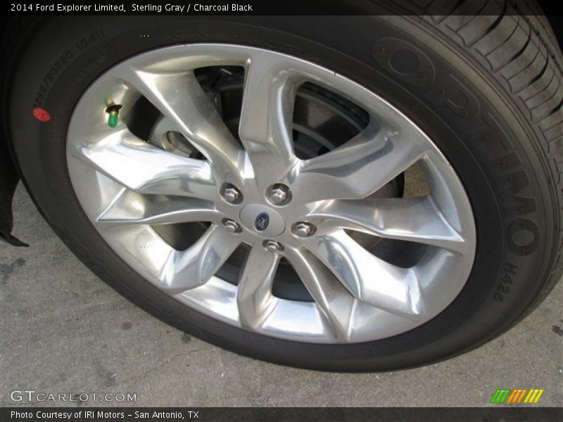 Sterling Gray / Charcoal Black 2014 Ford Explorer Limited