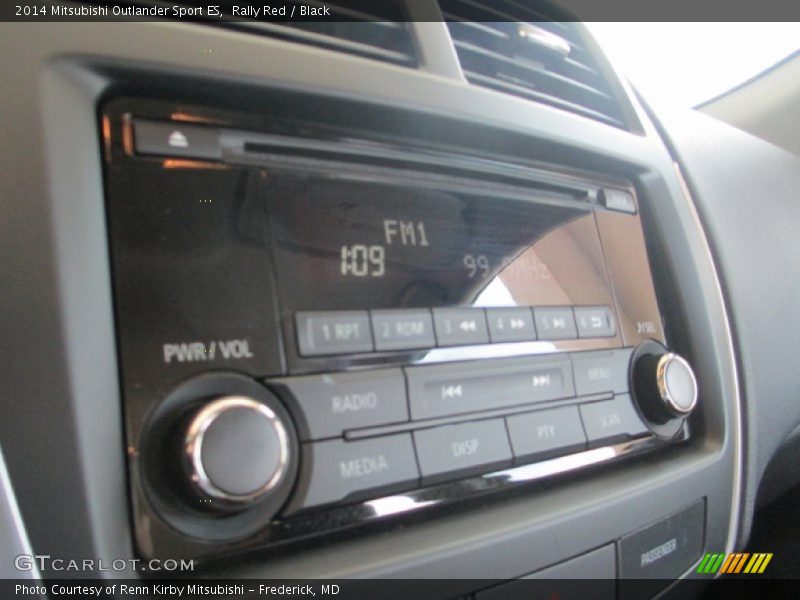 Rally Red / Black 2014 Mitsubishi Outlander Sport ES