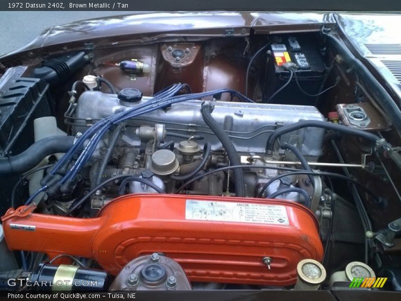  1972 240Z  Engine - 2.4 Liter SOHC 12-Valve L24 Inline 6 Cylinder