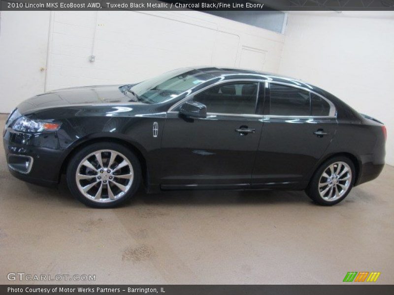 Tuxedo Black Metallic / Charcoal Black/Fine Line Ebony 2010 Lincoln MKS EcoBoost AWD