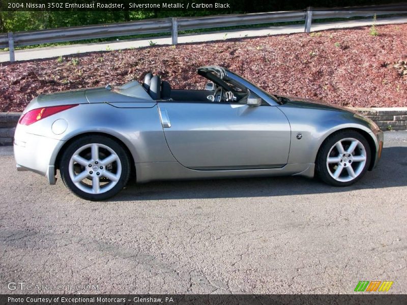 Silverstone Metallic / Carbon Black 2004 Nissan 350Z Enthusiast Roadster