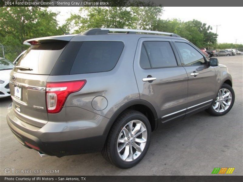 Sterling Gray / Charcoal Black 2014 Ford Explorer Limited