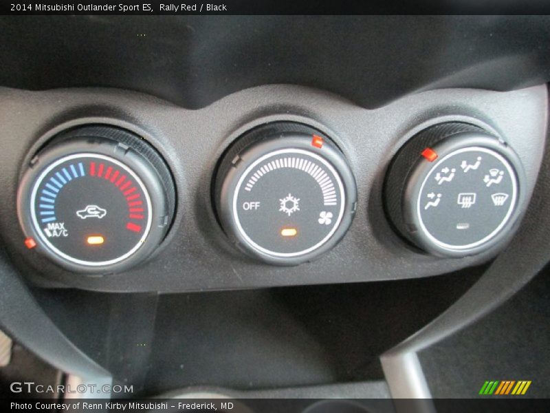 Controls of 2014 Outlander Sport ES