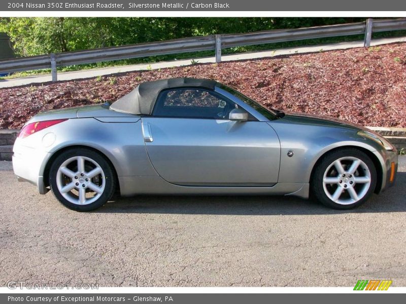 Silverstone Metallic / Carbon Black 2004 Nissan 350Z Enthusiast Roadster