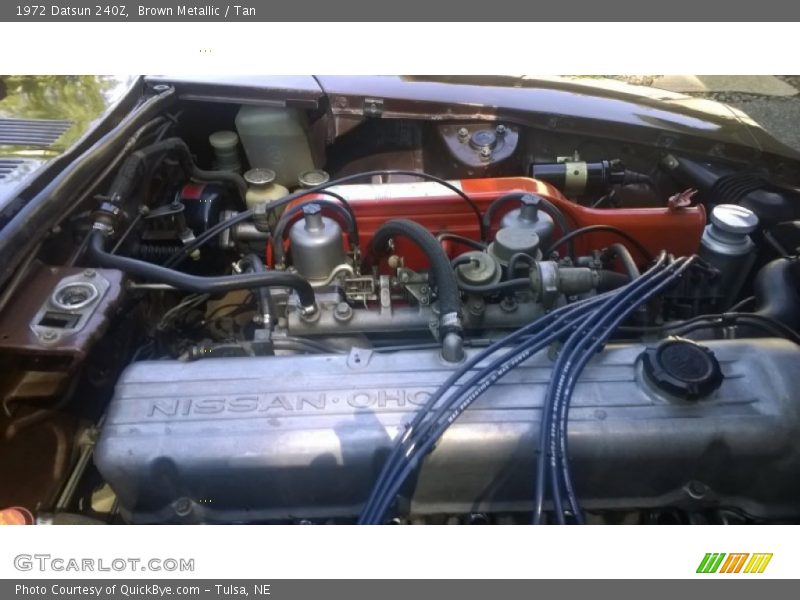  1972 240Z  Engine - 2.4 Liter SOHC 12-Valve L24 Inline 6 Cylinder