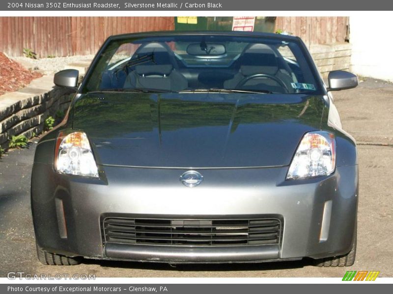 Silverstone Metallic / Carbon Black 2004 Nissan 350Z Enthusiast Roadster