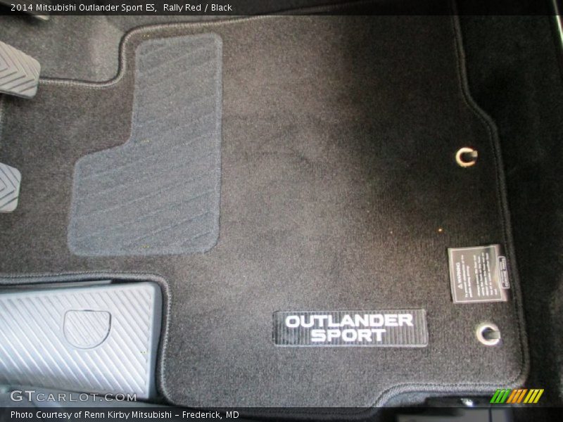 Rally Red / Black 2014 Mitsubishi Outlander Sport ES