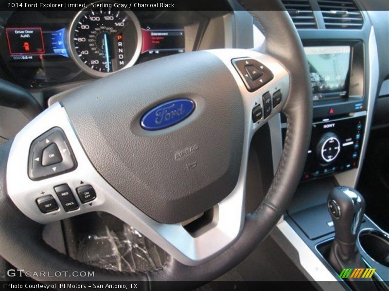 Sterling Gray / Charcoal Black 2014 Ford Explorer Limited