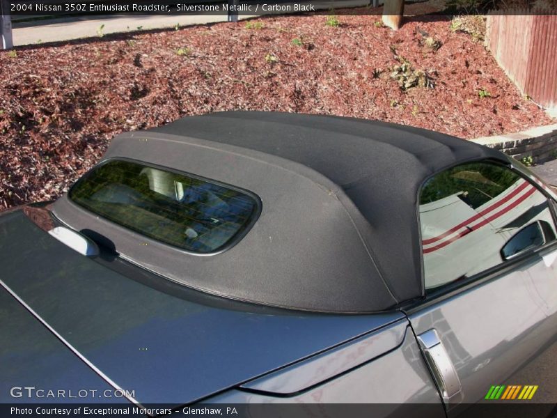 Silverstone Metallic / Carbon Black 2004 Nissan 350Z Enthusiast Roadster