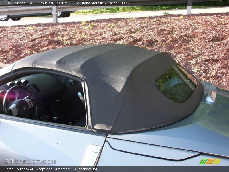 Silverstone Metallic / Carbon Black 2004 Nissan 350Z Enthusiast Roadster
