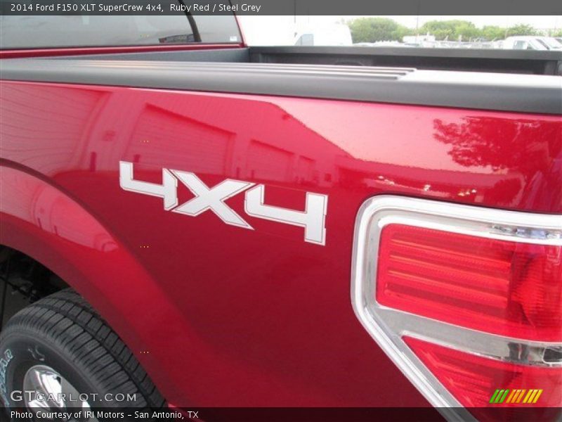 Ruby Red / Steel Grey 2014 Ford F150 XLT SuperCrew 4x4