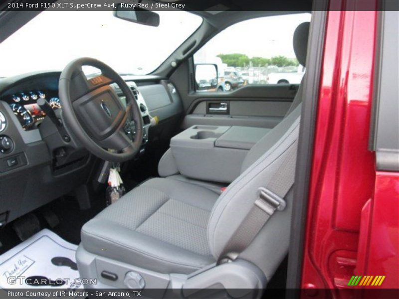 Ruby Red / Steel Grey 2014 Ford F150 XLT SuperCrew 4x4