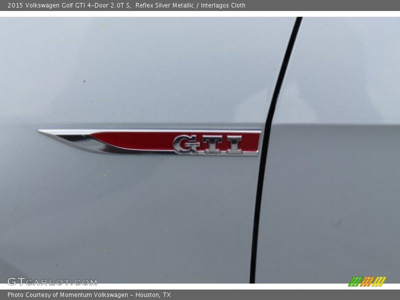 Reflex Silver Metallic / Interlagos Cloth 2015 Volkswagen Golf GTI 4-Door 2.0T S