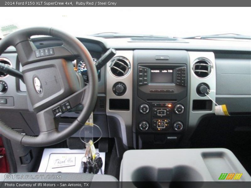 Ruby Red / Steel Grey 2014 Ford F150 XLT SuperCrew 4x4