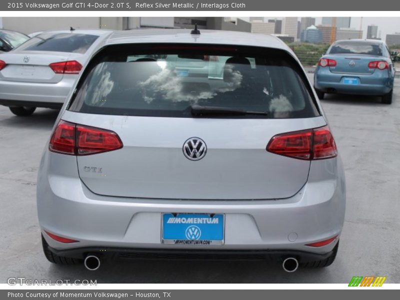 Reflex Silver Metallic / Interlagos Cloth 2015 Volkswagen Golf GTI 4-Door 2.0T S