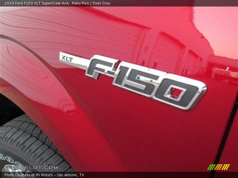 Ruby Red / Steel Grey 2014 Ford F150 XLT SuperCrew 4x4
