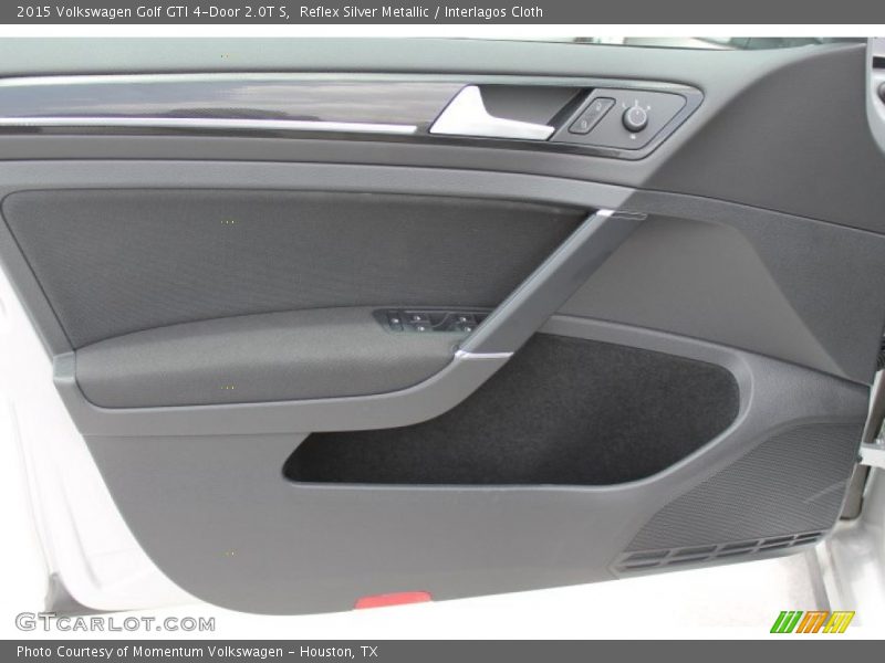 Reflex Silver Metallic / Interlagos Cloth 2015 Volkswagen Golf GTI 4-Door 2.0T S