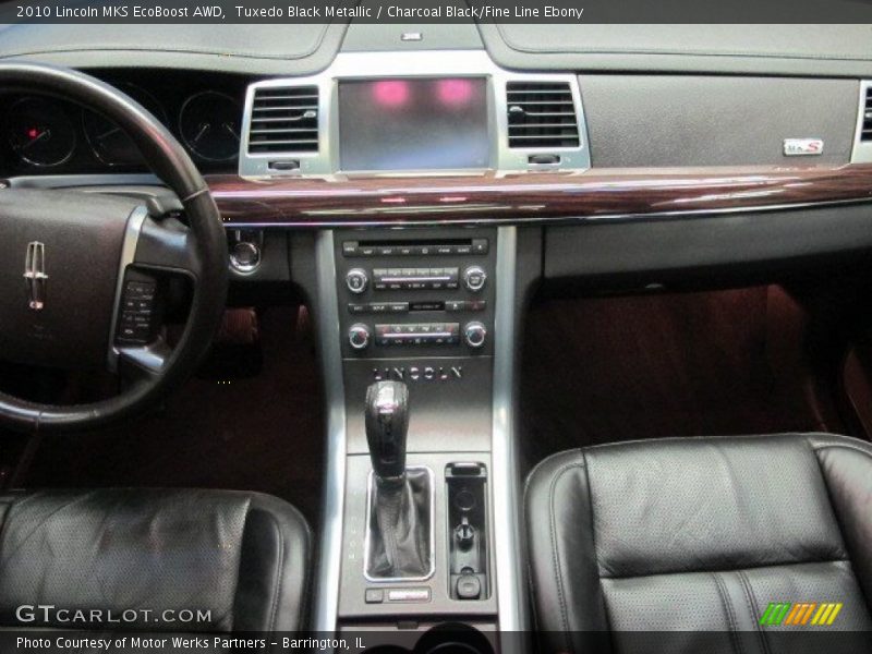 Tuxedo Black Metallic / Charcoal Black/Fine Line Ebony 2010 Lincoln MKS EcoBoost AWD