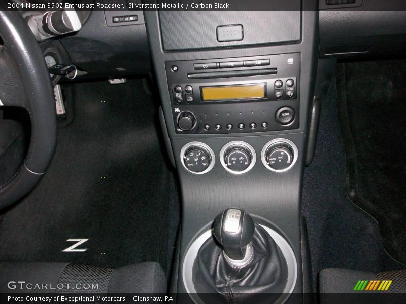 Silverstone Metallic / Carbon Black 2004 Nissan 350Z Enthusiast Roadster