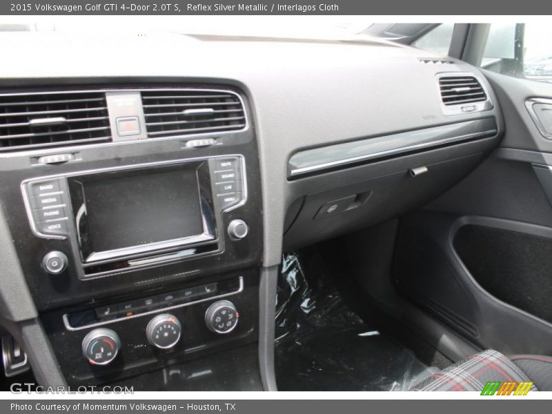 Reflex Silver Metallic / Interlagos Cloth 2015 Volkswagen Golf GTI 4-Door 2.0T S