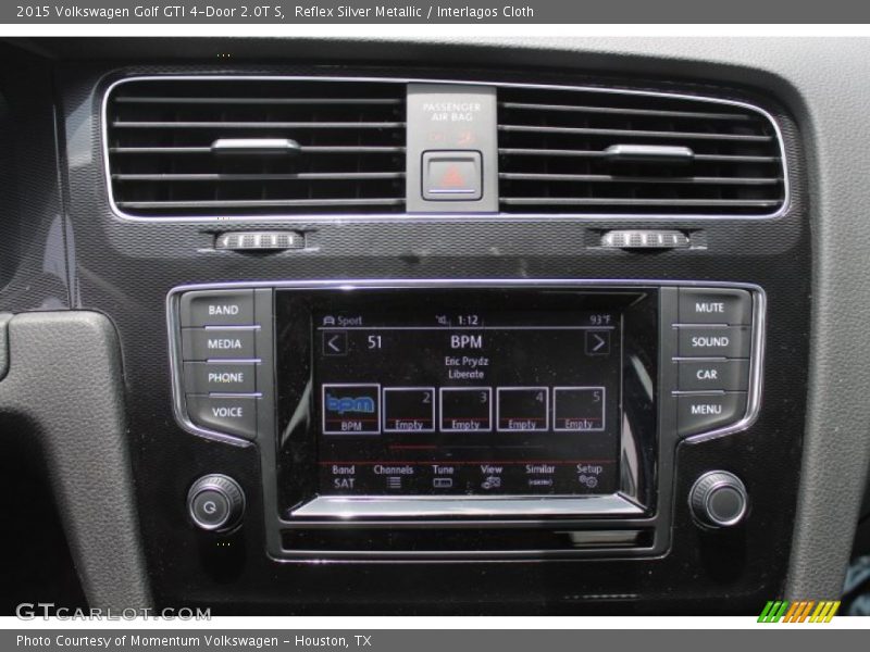 Reflex Silver Metallic / Interlagos Cloth 2015 Volkswagen Golf GTI 4-Door 2.0T S