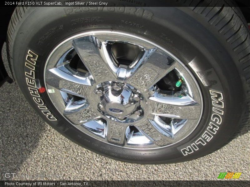 Ingot Silver / Steel Grey 2014 Ford F150 XLT SuperCab