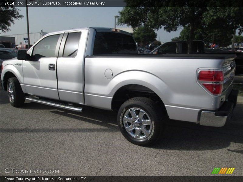 Ingot Silver / Steel Grey 2014 Ford F150 XLT SuperCab