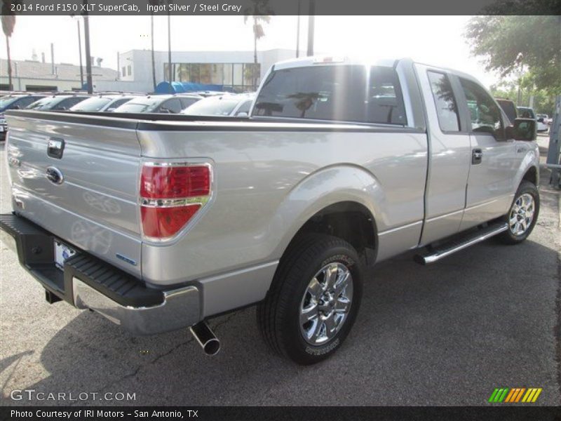 Ingot Silver / Steel Grey 2014 Ford F150 XLT SuperCab