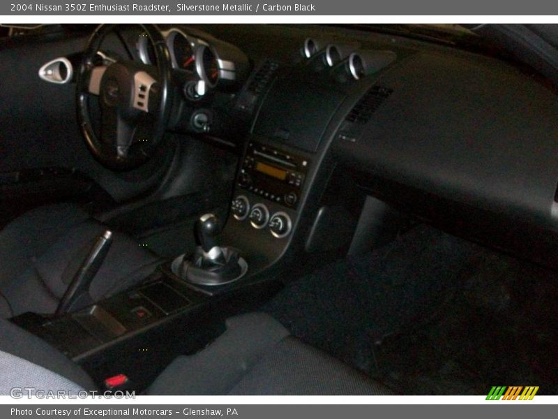 Silverstone Metallic / Carbon Black 2004 Nissan 350Z Enthusiast Roadster