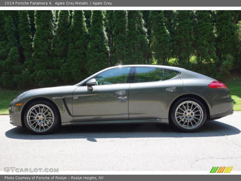 Agate Grey Metallic / Agate Grey 2014 Porsche Panamera 4