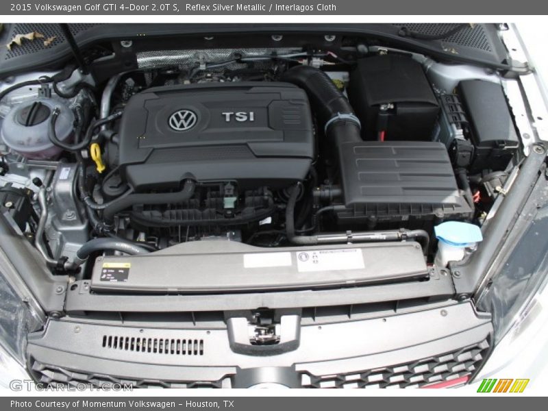 Reflex Silver Metallic / Interlagos Cloth 2015 Volkswagen Golf GTI 4-Door 2.0T S