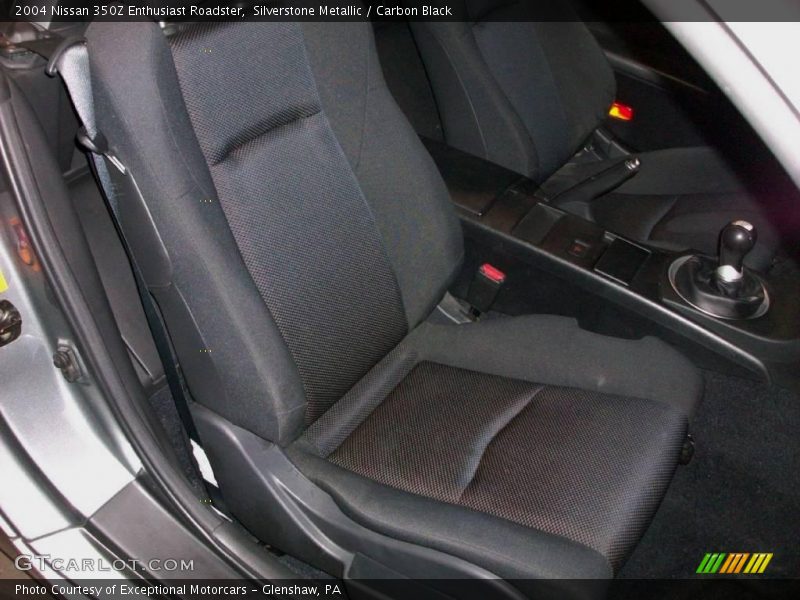 Silverstone Metallic / Carbon Black 2004 Nissan 350Z Enthusiast Roadster