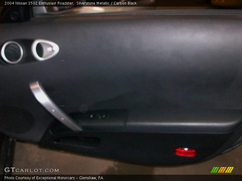 Silverstone Metallic / Carbon Black 2004 Nissan 350Z Enthusiast Roadster