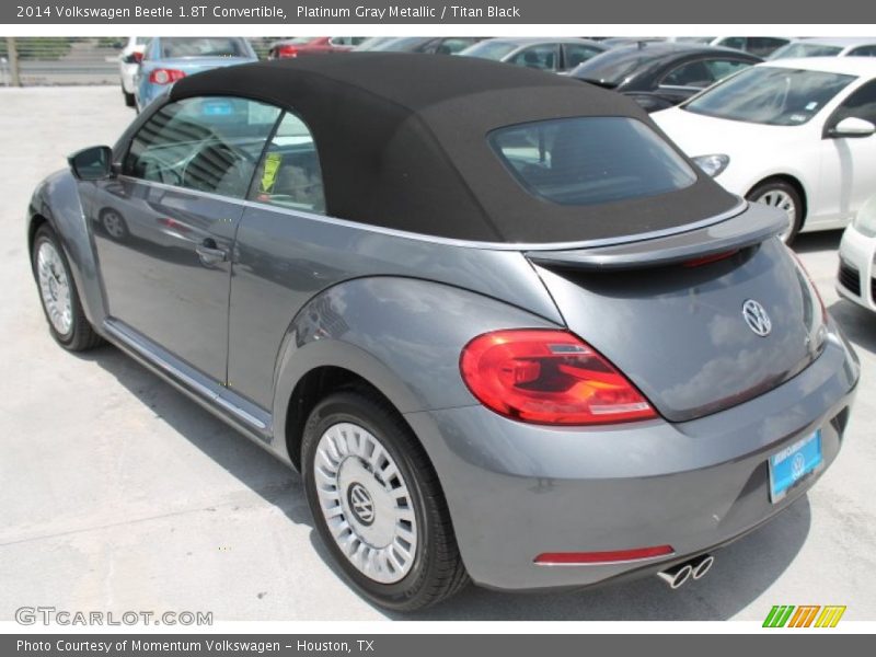 Platinum Gray Metallic / Titan Black 2014 Volkswagen Beetle 1.8T Convertible