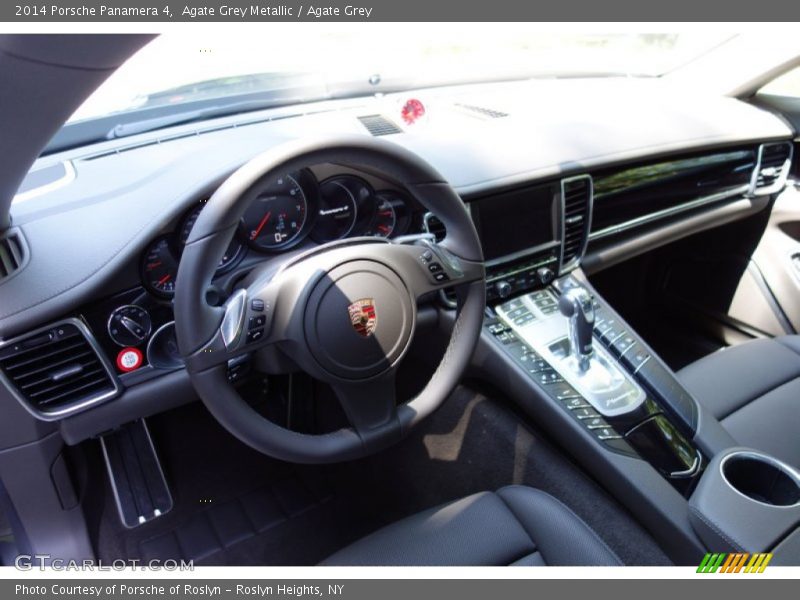 Agate Grey Metallic / Agate Grey 2014 Porsche Panamera 4