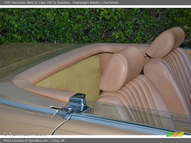 Champagne Metallic / Parchment 1985 Mercedes-Benz SL Class 380 SL Roadster