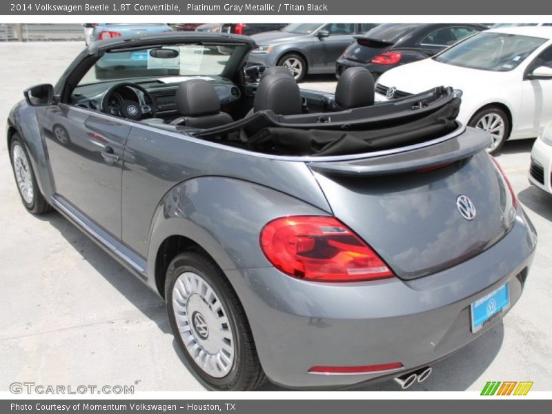 Platinum Gray Metallic / Titan Black 2014 Volkswagen Beetle 1.8T Convertible