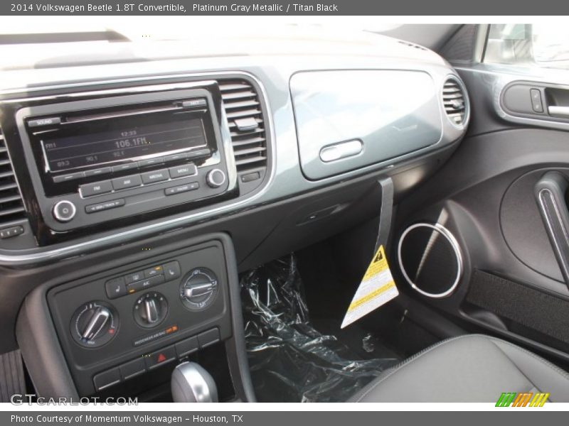 Platinum Gray Metallic / Titan Black 2014 Volkswagen Beetle 1.8T Convertible