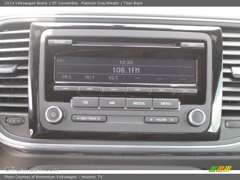 Audio System of 2014 Beetle 1.8T Convertible